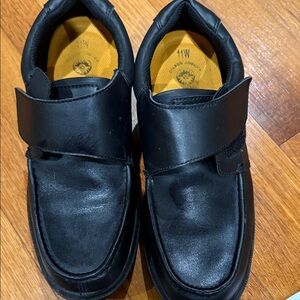 Stride Rite Black Leather Loafers